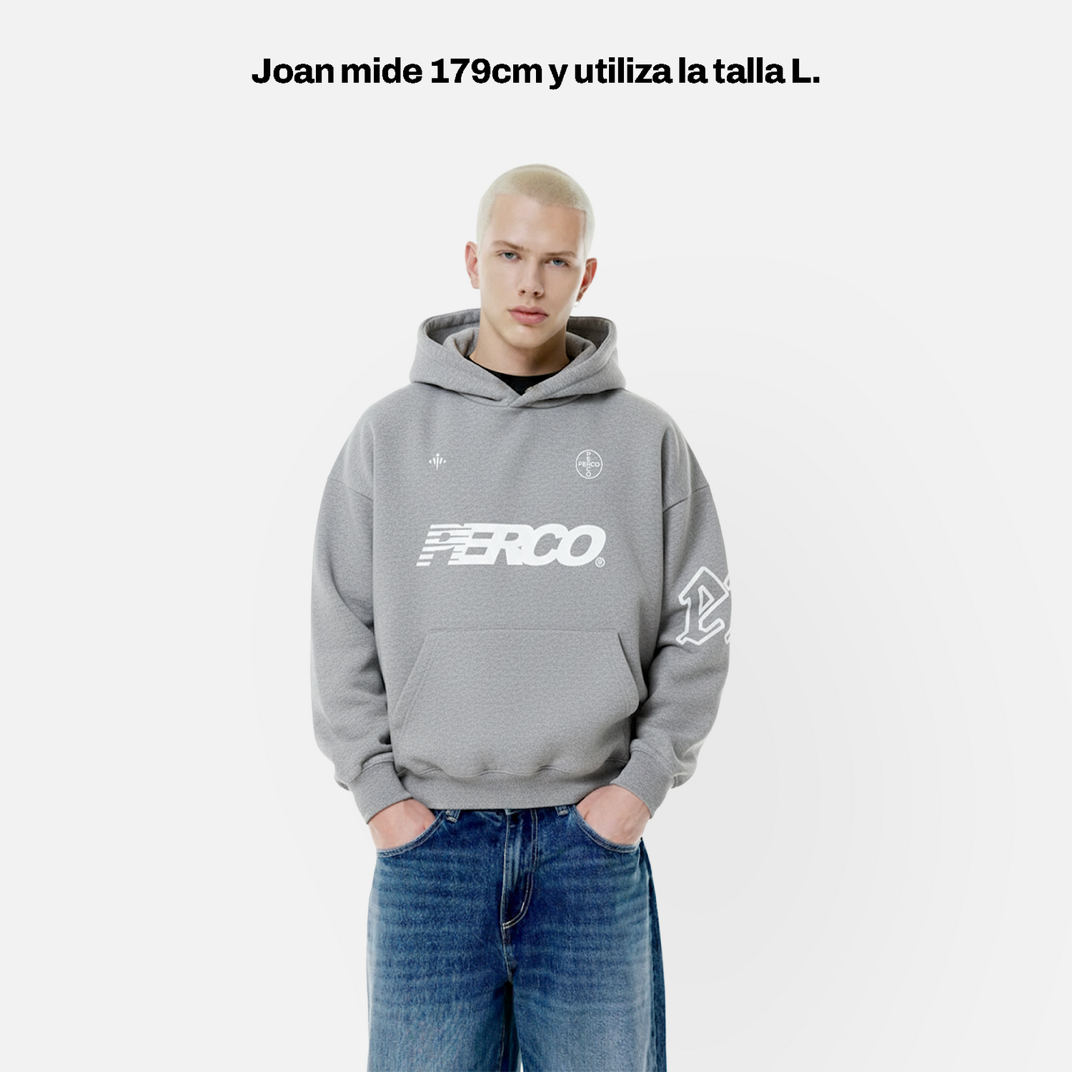 THE DEMON GREY HOODIE