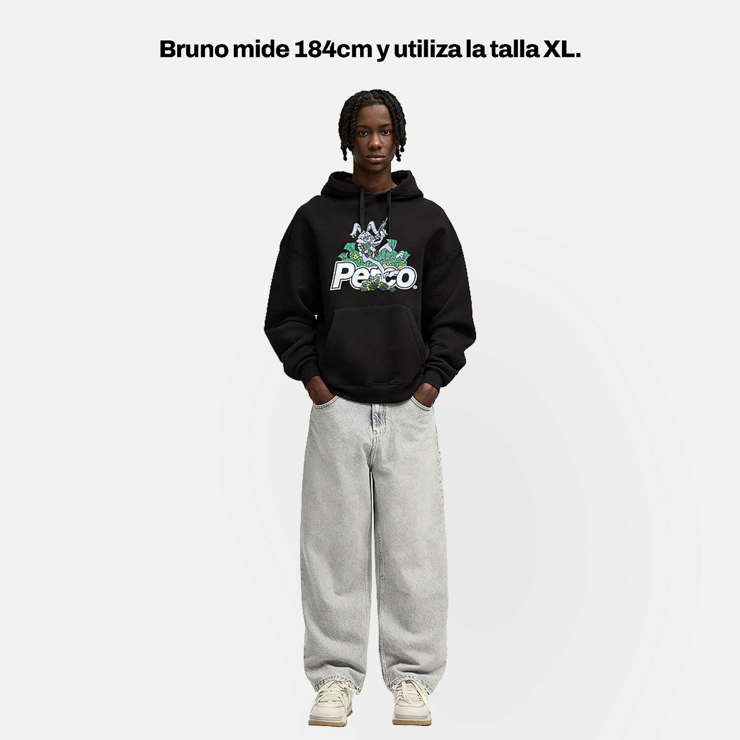 Sweat à capuche Bad Black