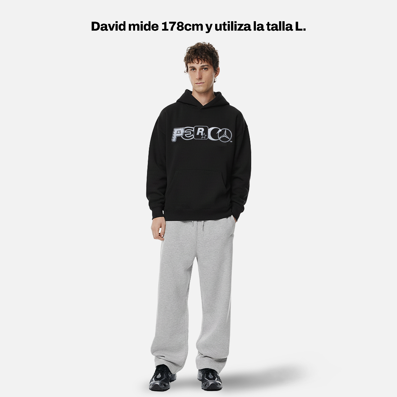 LOGOS 3M BLACK HOODIE