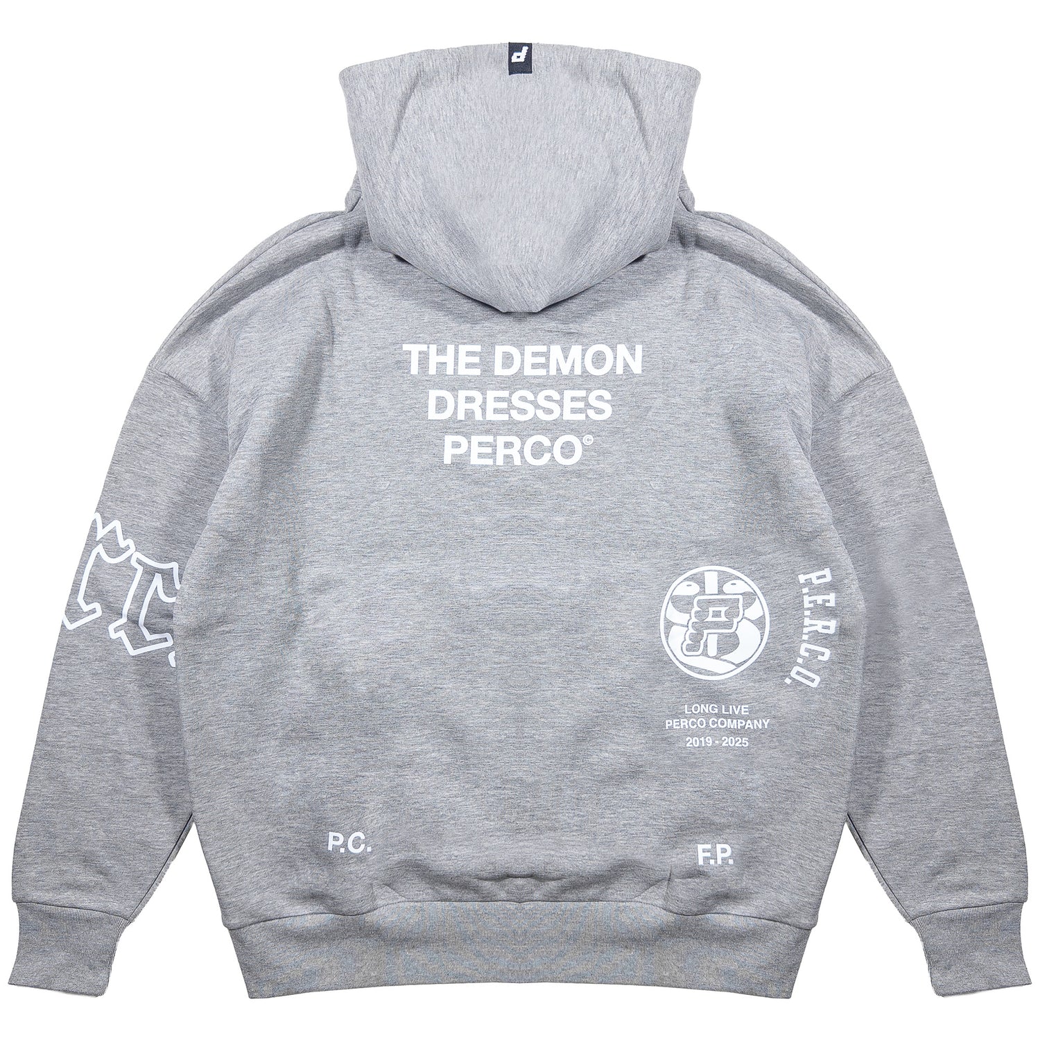 THE DEMON GREY HOODIE