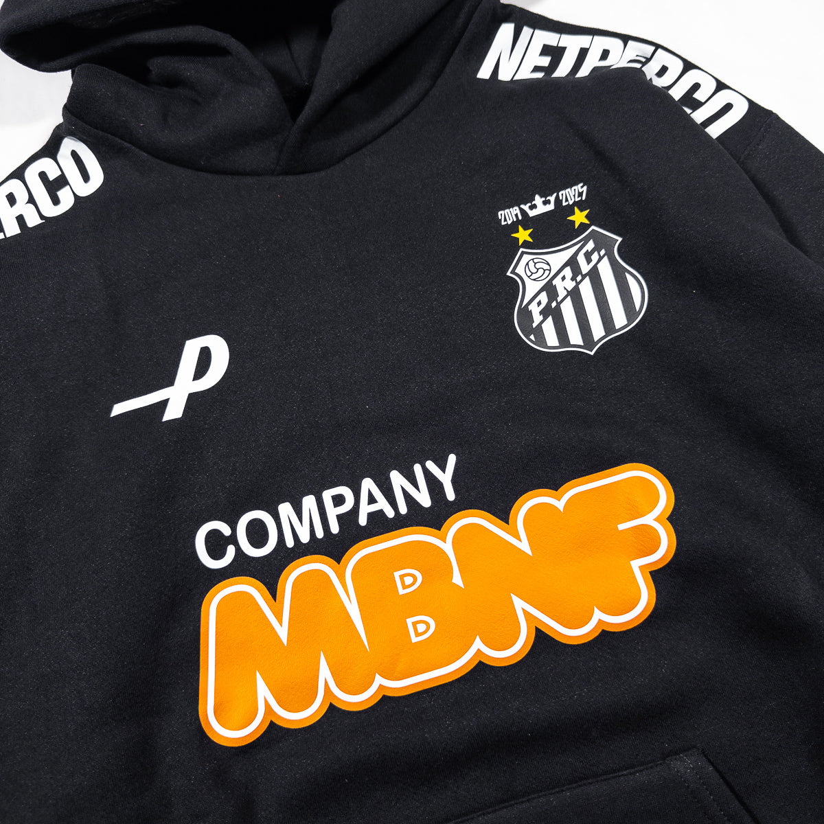 SWEAT À CAPUCHE NOIR PRC