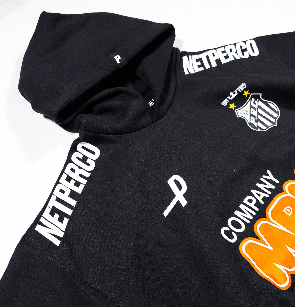 SWEAT À CAPUCHE NOIR PRC