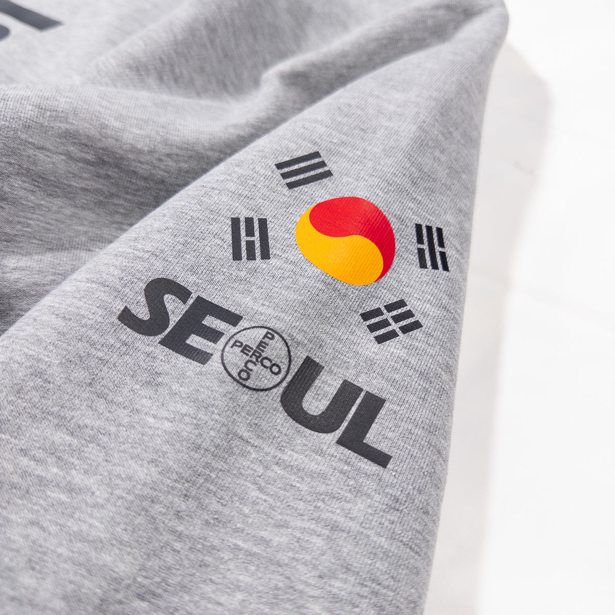 SWEAT À CAPUCHE GRIS SÉOUL