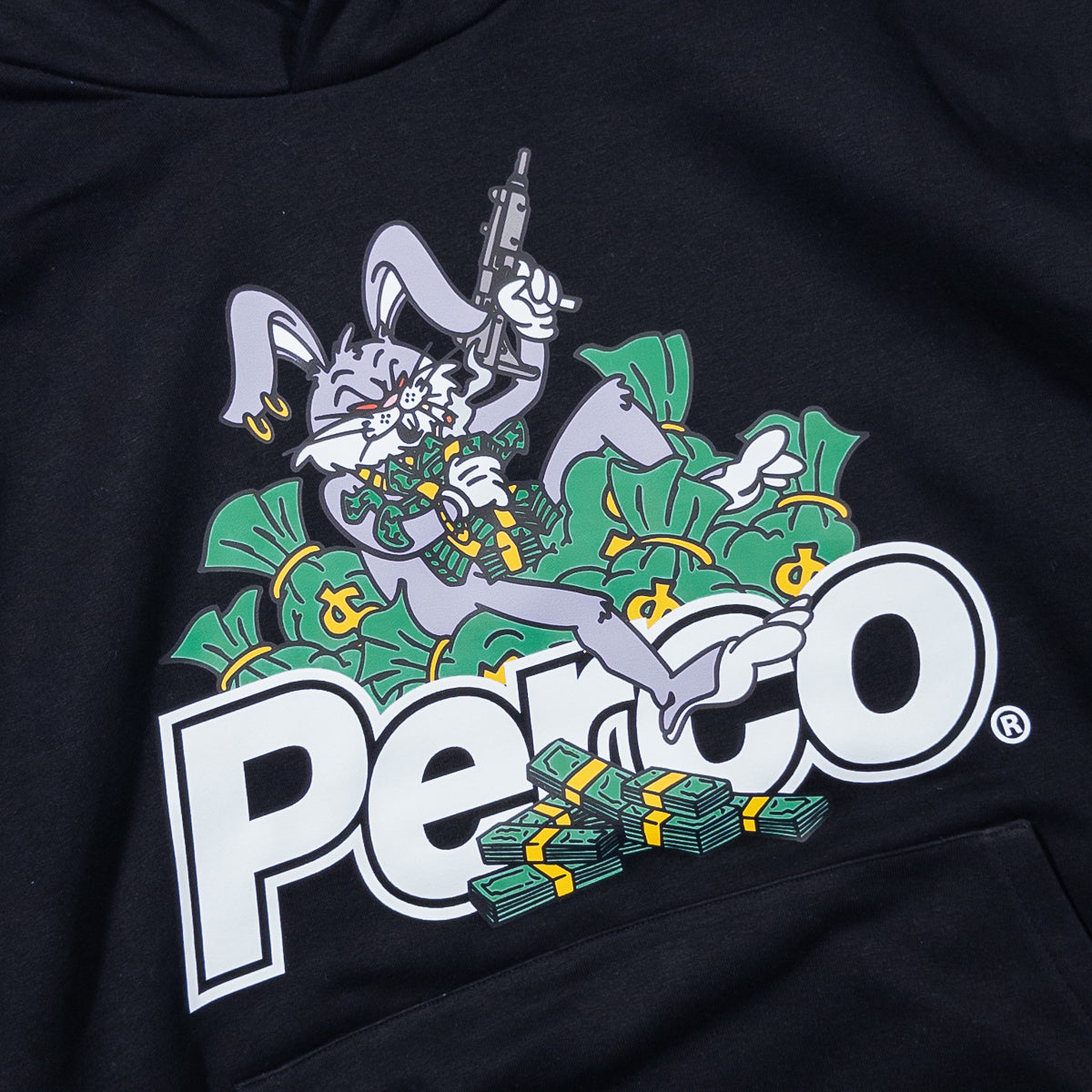 Sweat à capuche Bad Black