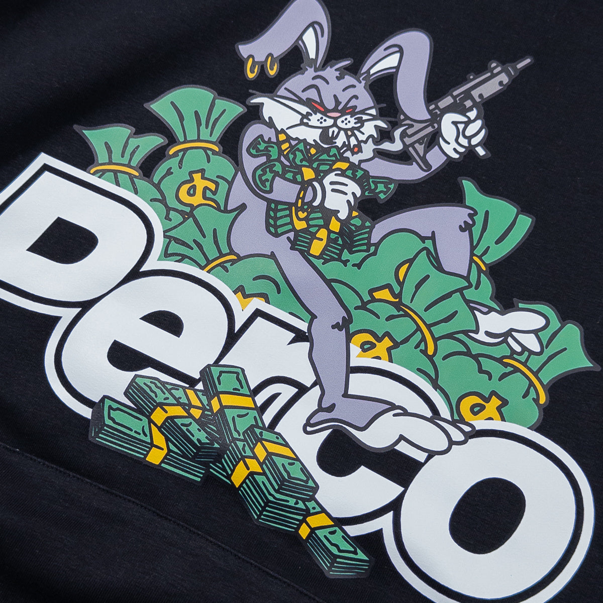 Sweat à capuche Bad Black