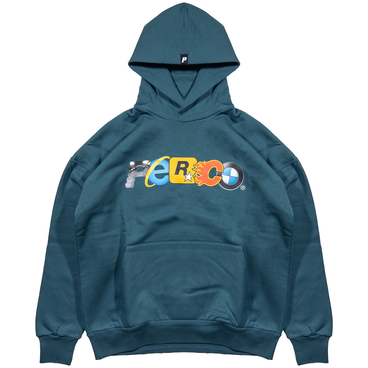 LOGOS HOODIE GREEN