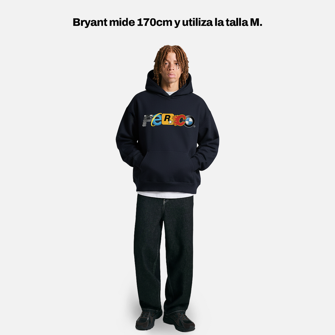 Sweat à capuche avec logos Two BK