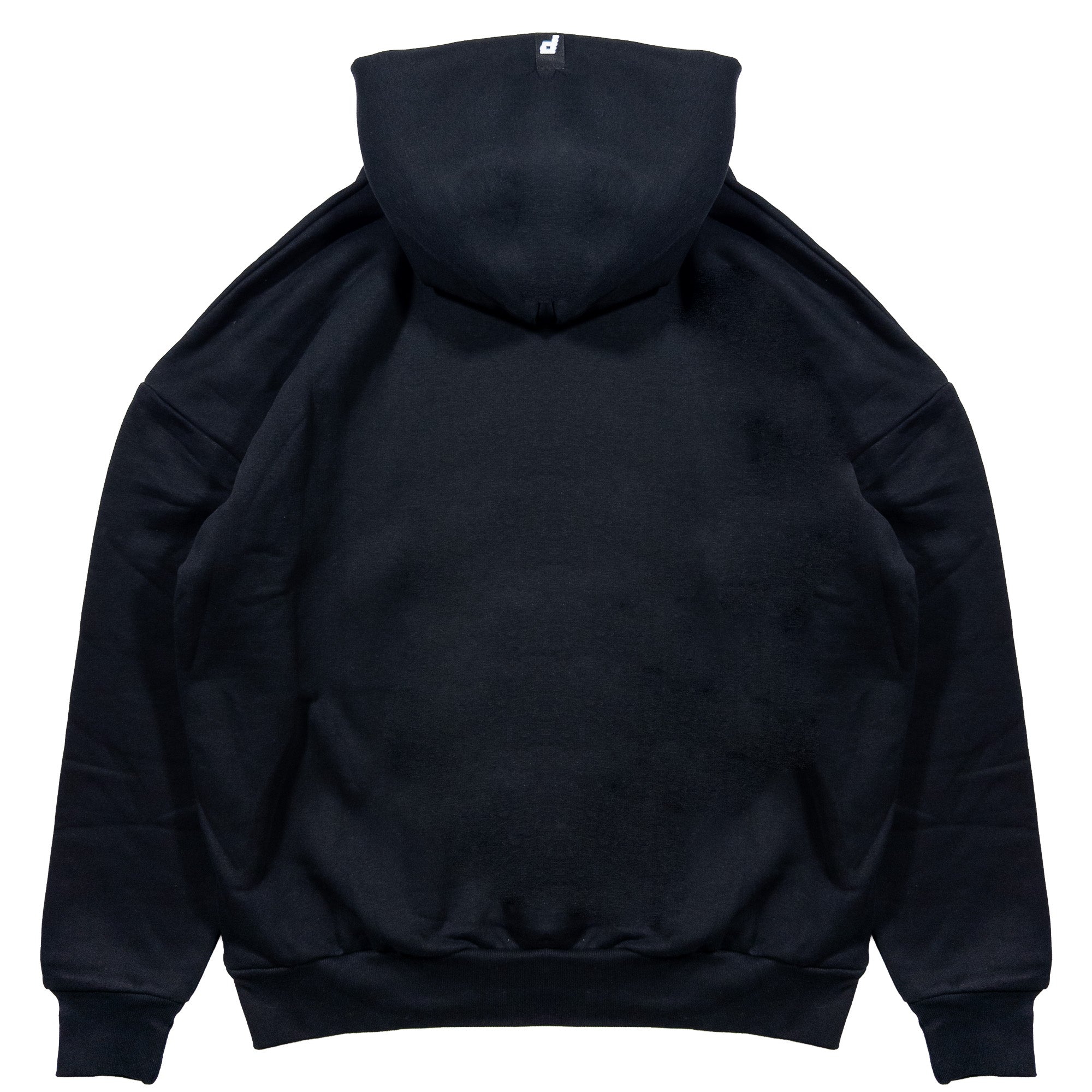 Sweat à capuche noir avec logos