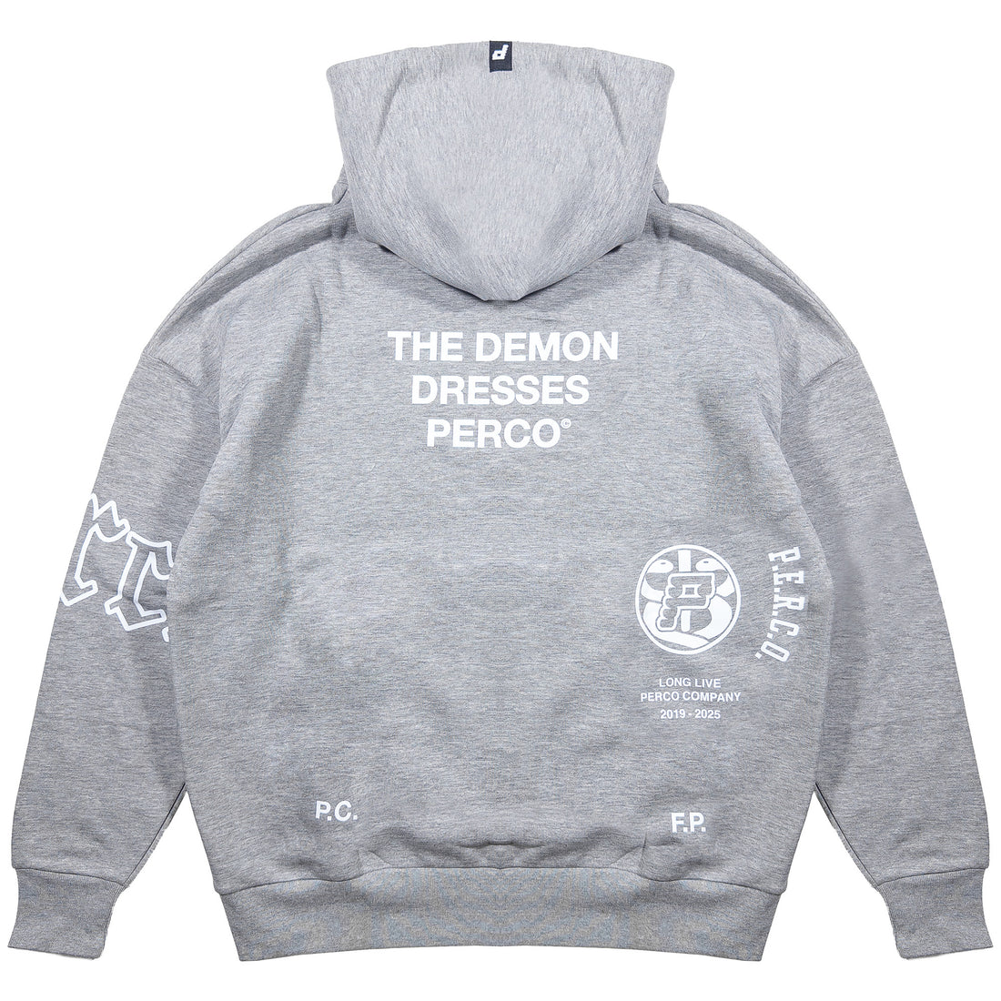 LE SWEAT À CAPUCHE GRIS DÉMON