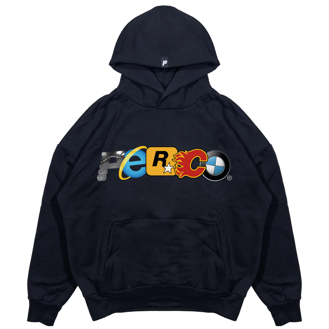 Sweat à capuche avec logos Two BK