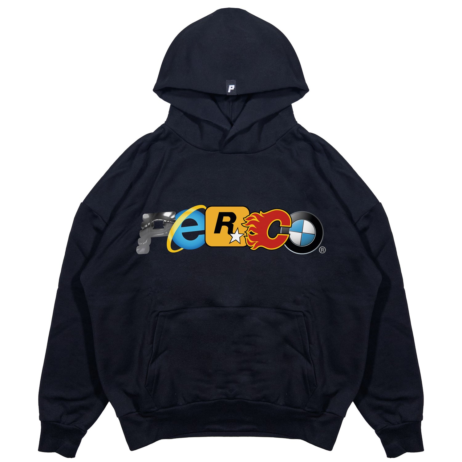 LOGOS TWO BK HOODIE