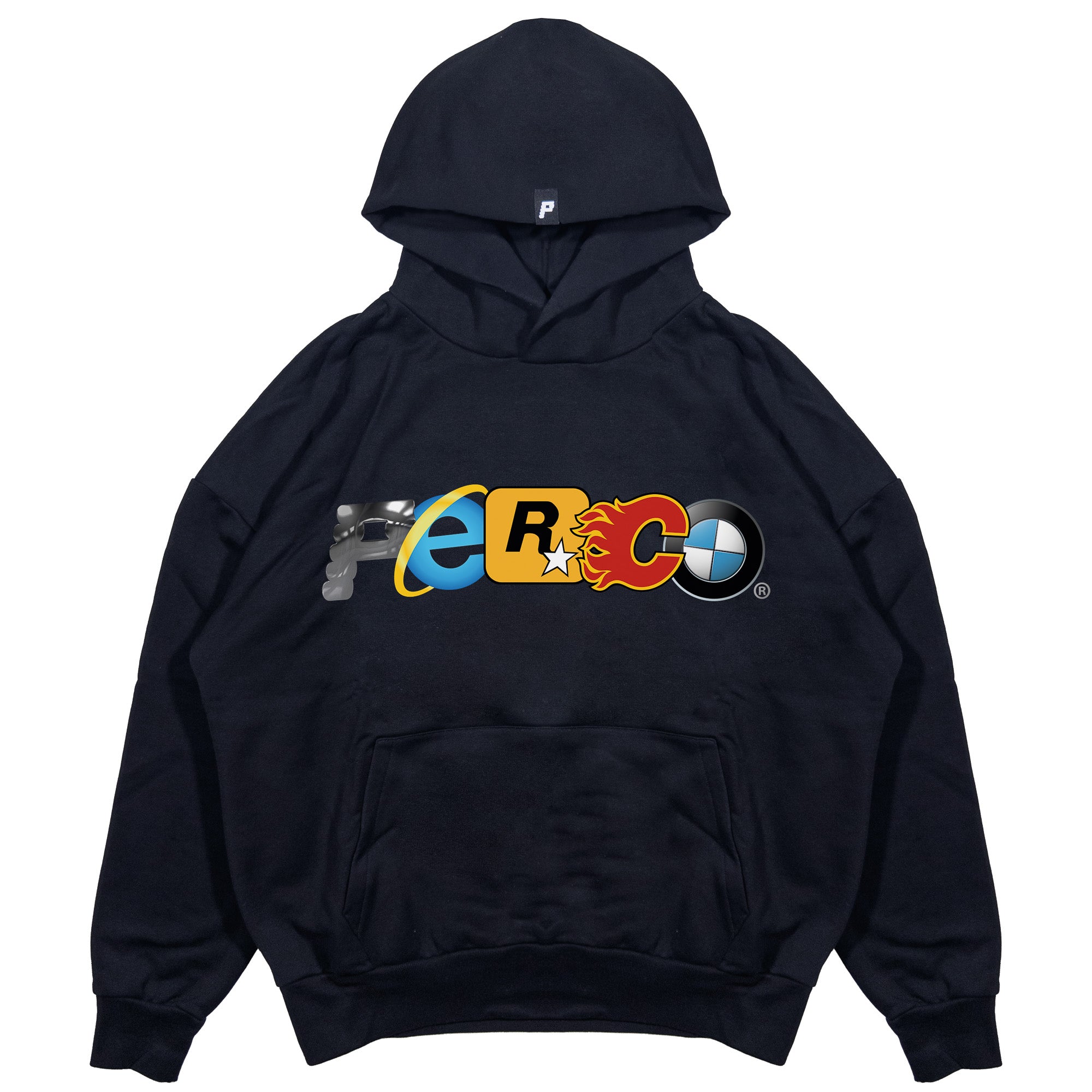 LOGOS TWO BK HOODIE