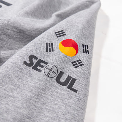 SWEAT À CAPUCHE GRIS SÉOUL