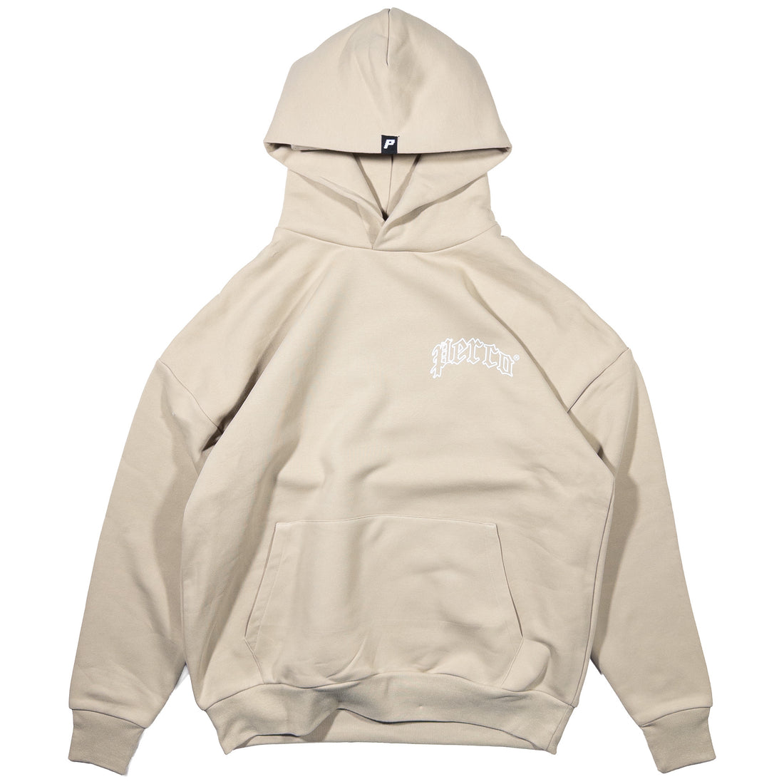 Sweat à capuche beige Booty