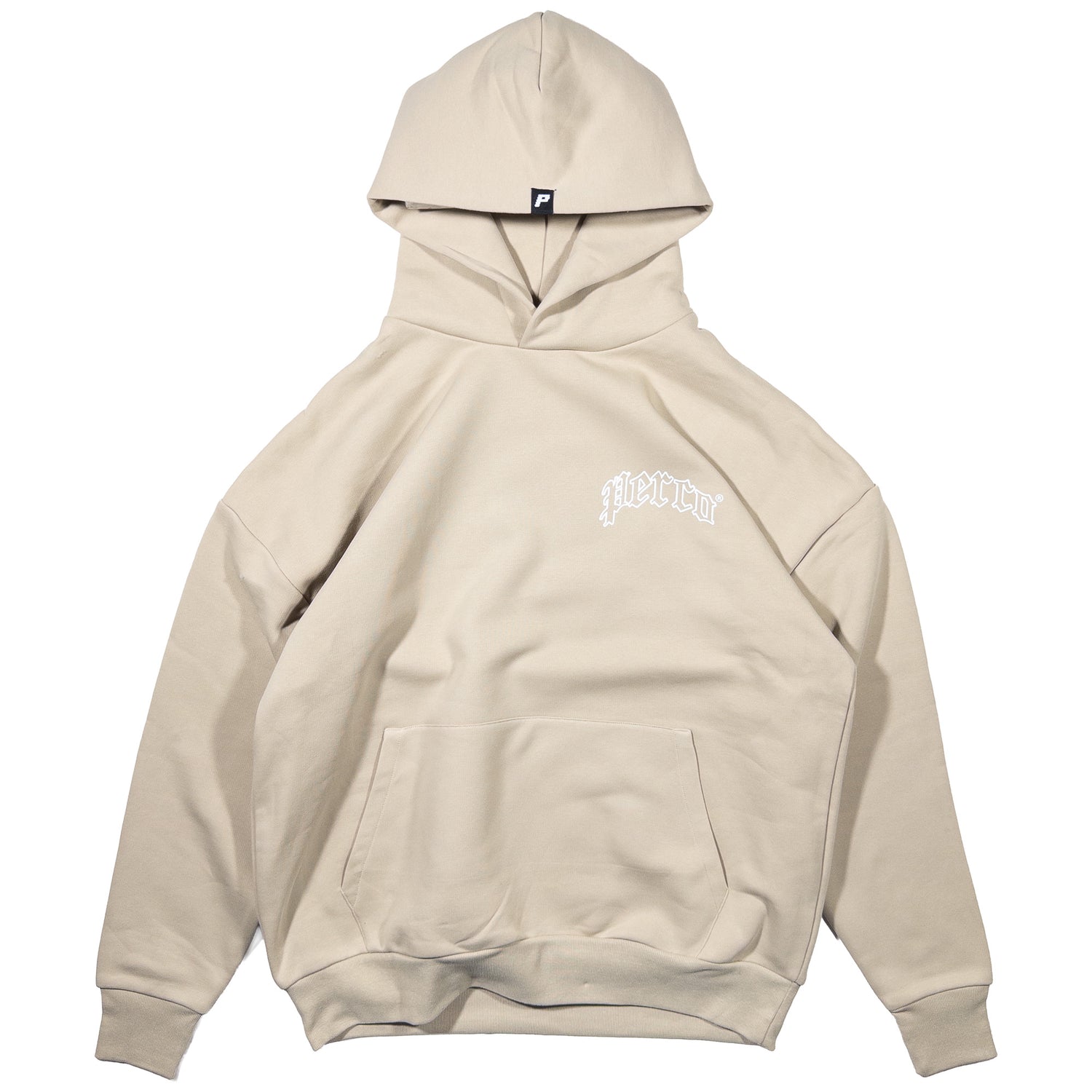 Sweat à capuche beige Booty