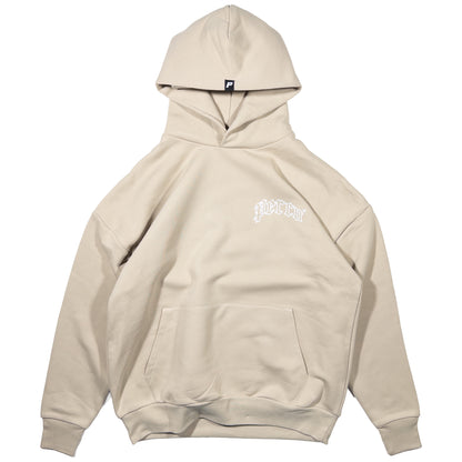 Sweat à capuche beige Booty