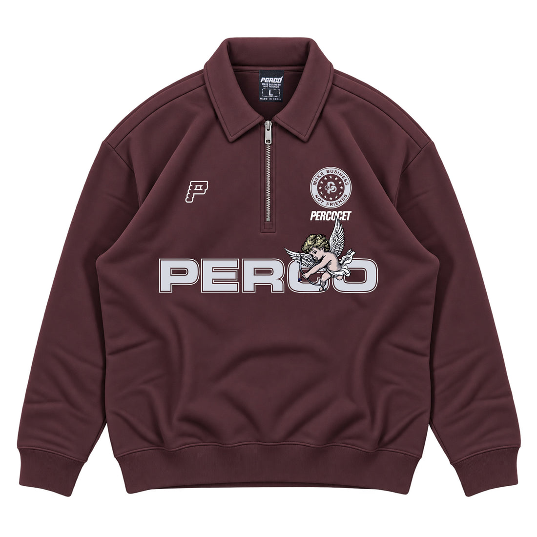 ANGEL 1/4 ZIP BURG