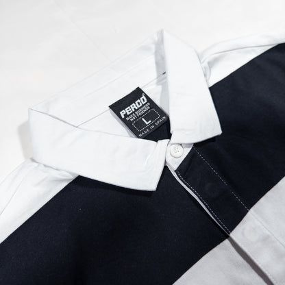 512 STRIPES BLACK POLO