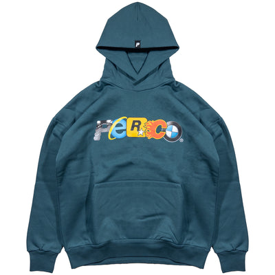 LOGOS HOODIE GREEN