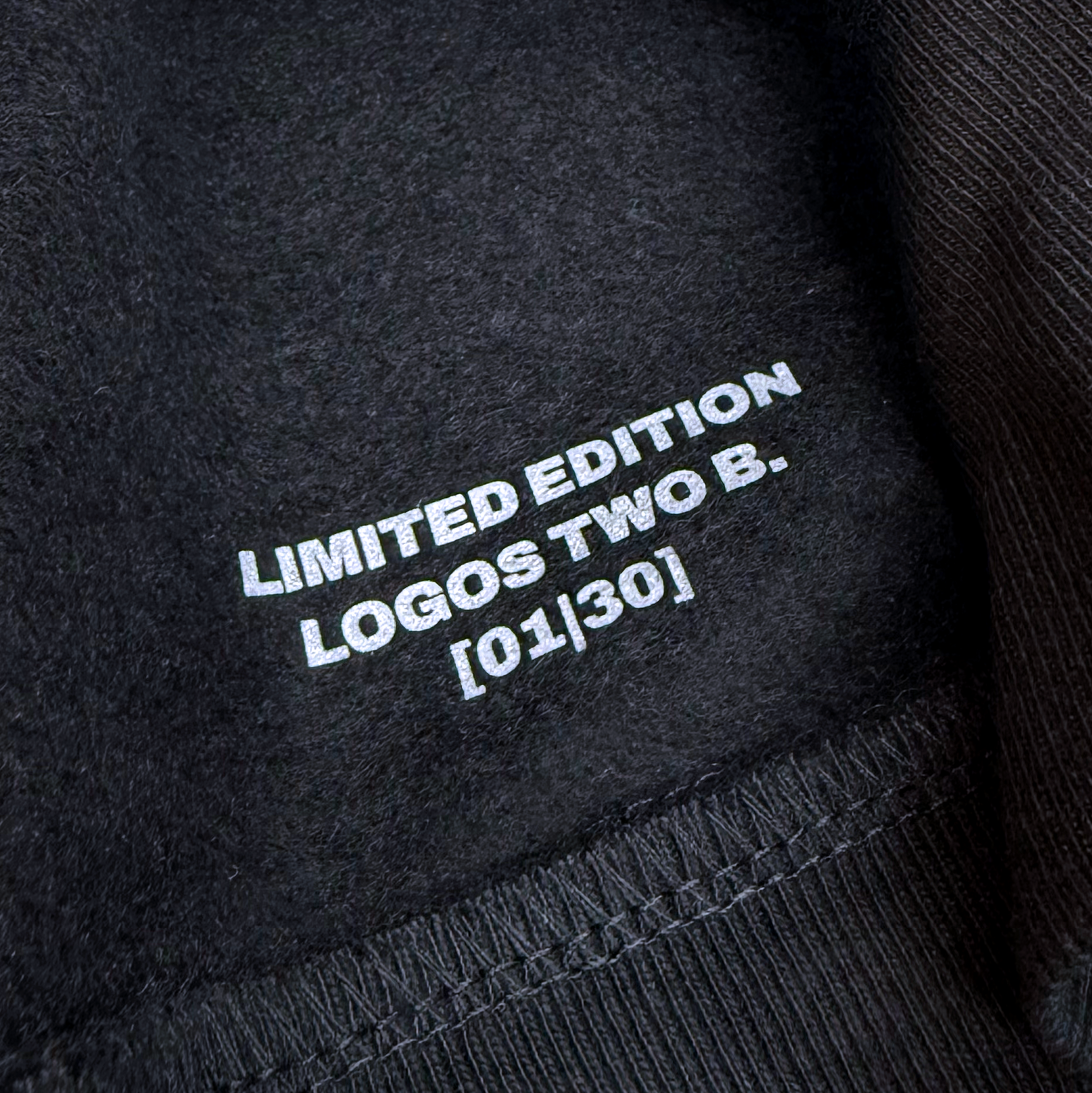 LOGOS TWO BK HOODIE