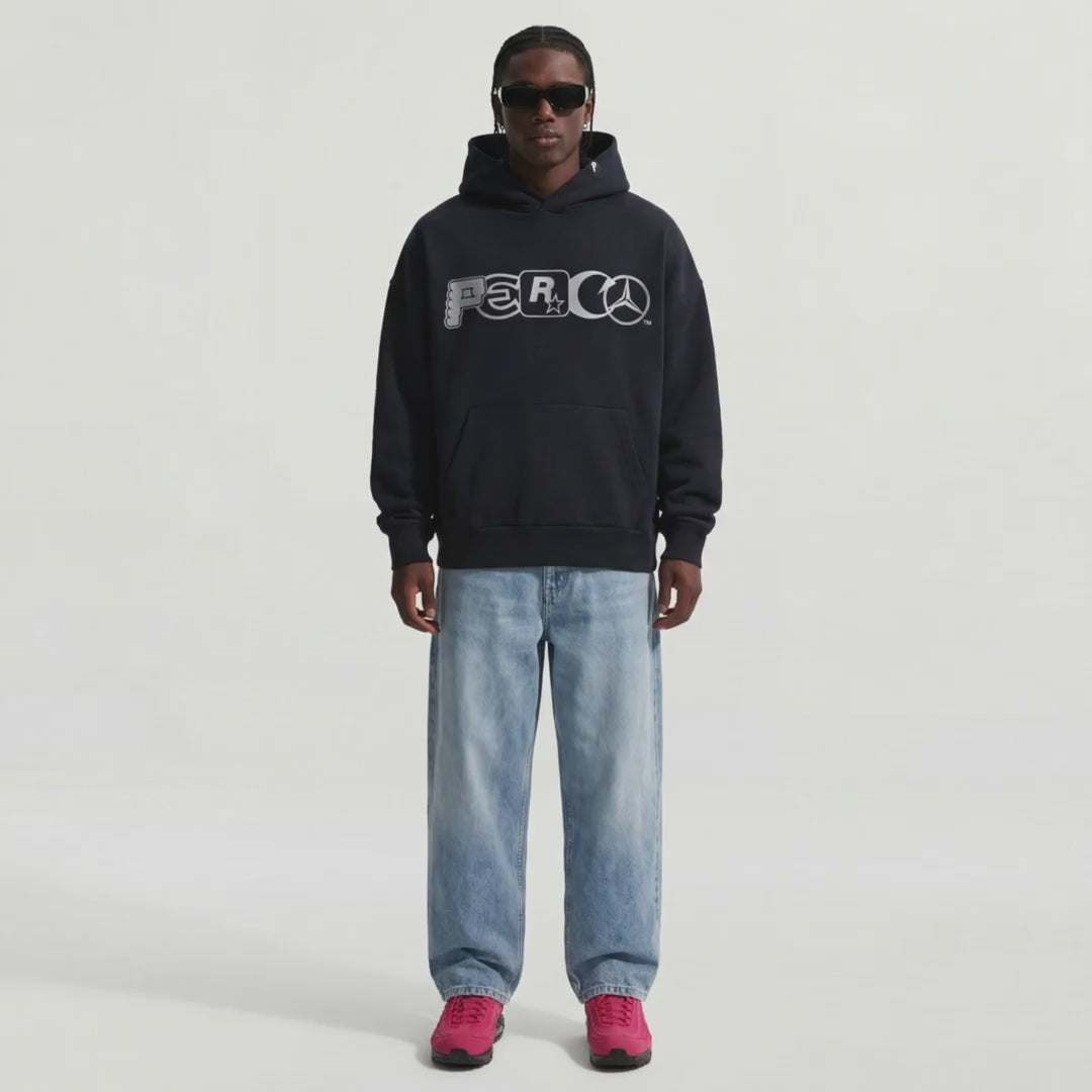 LOGOS 3M BLACK HOODIE