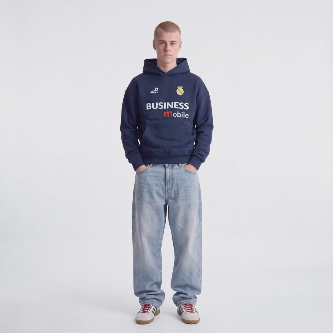 ZIZOU NAVY HOODIE