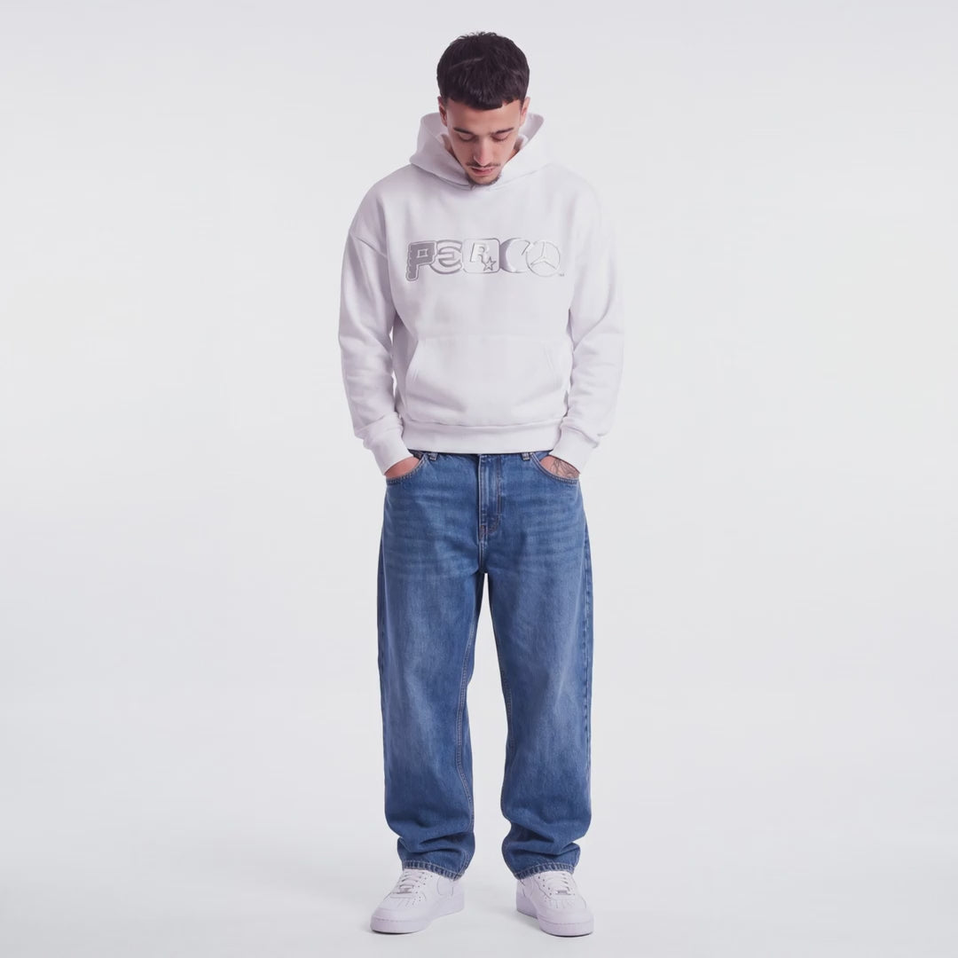 LOGOS 3M HOODIE WHITE
