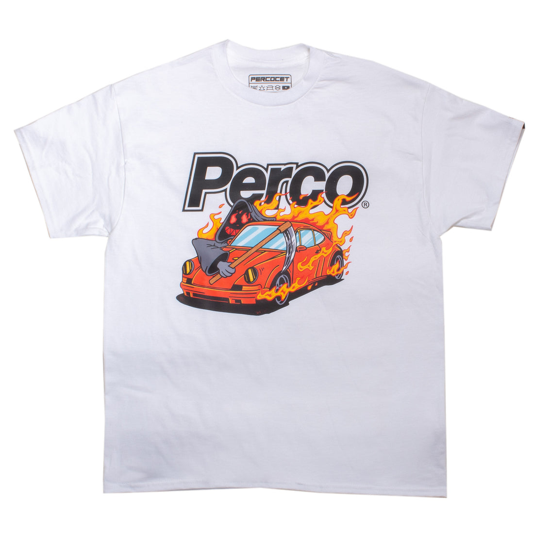 T-SHIRT GR CAR BLANC