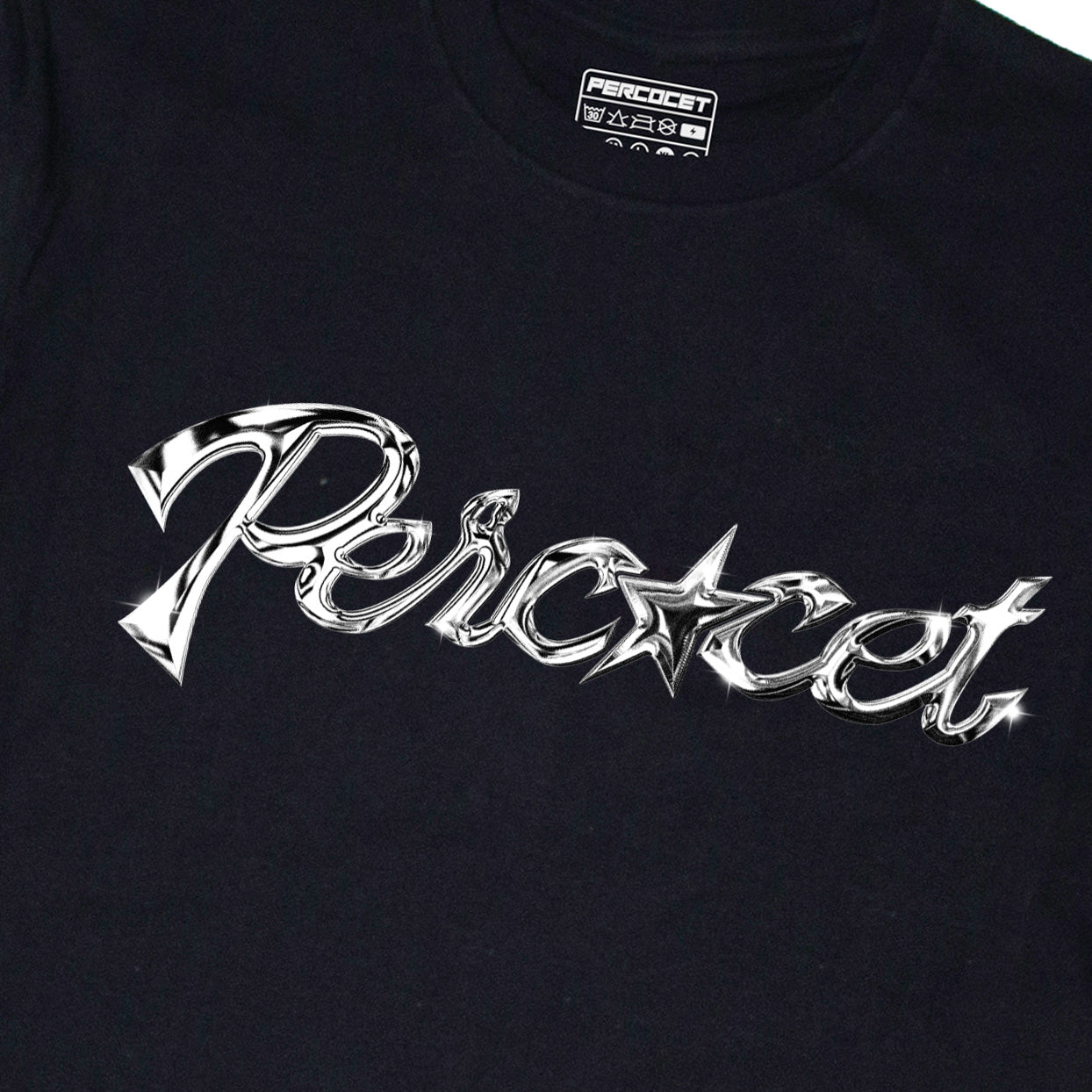 SILVER BLACK TEE