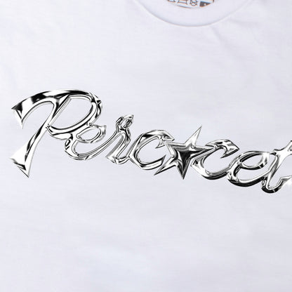 SILVER WHITE TEE
