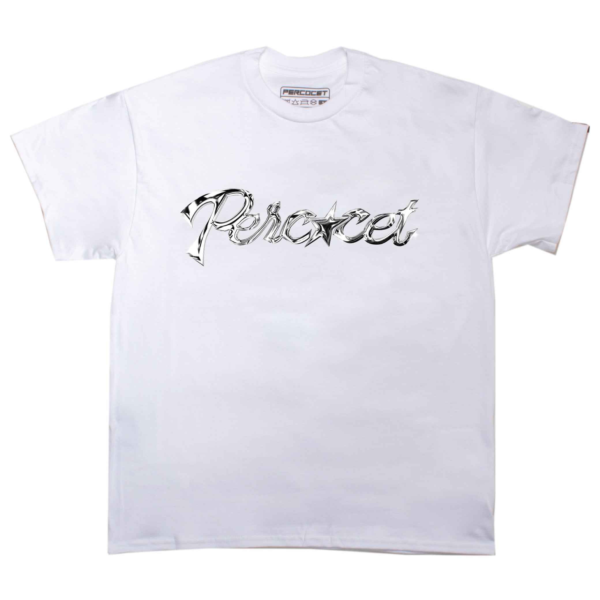SILVER WHITE TEE