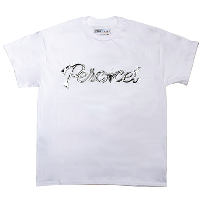 SILVER WHITE TEE