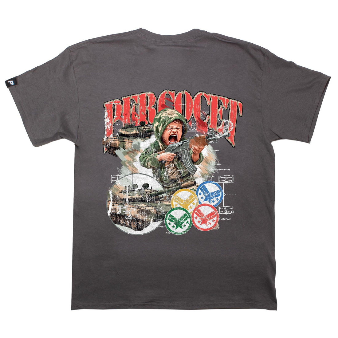KID TEE ANTHRACITE