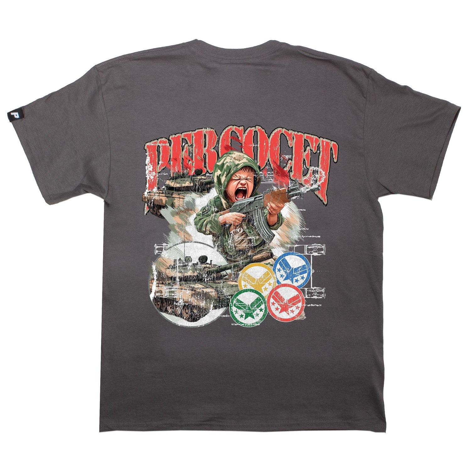 KID TEE ANTHRACITE